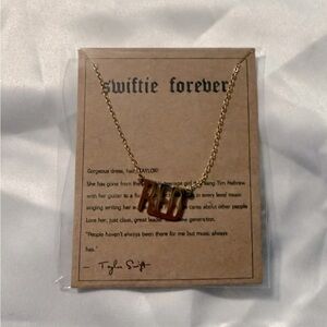Taylor Swift Red Necklace